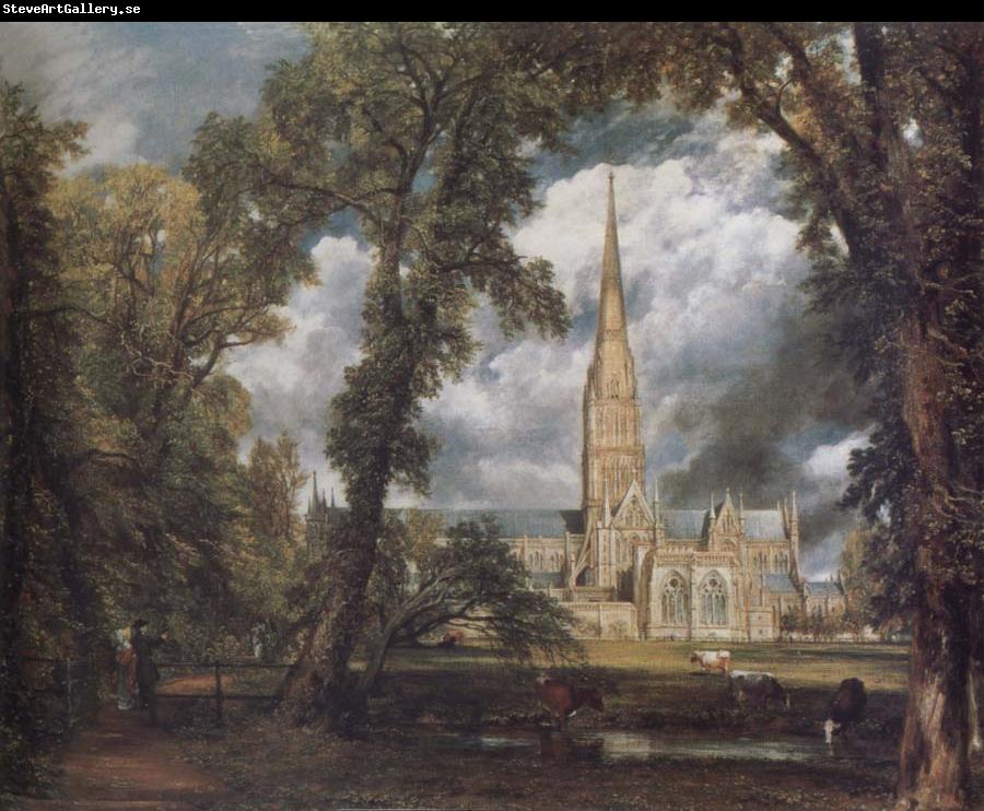John Constable Salisbury Cathedral from the Bishop's Grounds